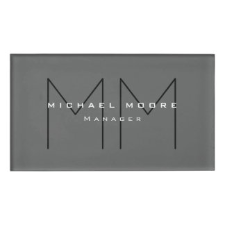 Minimalistisch kreativ nutzbringend Schlicht einfa Namenschild