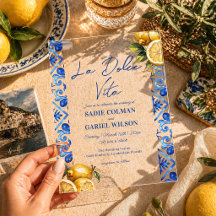 Minimalistisch La Dolce Vita Italienische Lemon We