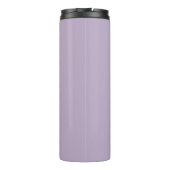 Minimalistisch Lavendel Lila Bridesmaid Name Thermosbecher (Rückseite)