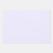 Minimalistisch leichter Lavendel fest schlicht Geschenkpapier Set (Vorderseite)