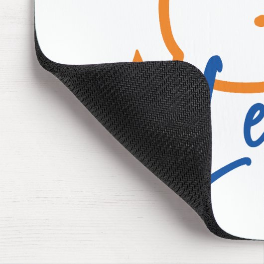 Minimalistisch Lemon Line Art - Moderne Zitrusfrüc Mousepad (Ecke)