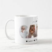Minimalistisch Liebe Sie Grammy Foto Collage Kaffeetasse (Links)