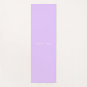 Minimalistisch-Light-individuelle Name-Monogramm m Yogamatte (Vorderseite)