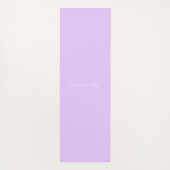 Minimalistisch-Light-individuelle Name-Monogramm m Yogamatte (Rückseite)