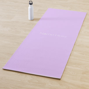 Minimalistisch-Light-individuelle Name-Monogramm m Yogamatte