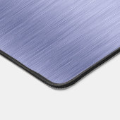 Minimalistisch lila-blau gebürstete Aluminiumstruk Schreibtischunterlage (Ecke)