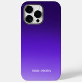 Minimalistisch Lila Case-Mate iPhone Hülle (Rückseite)