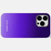 Minimalistisch Lila Case-Mate iPhone Hülle (Rückseite (Horizontal))