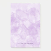 Minimalistisch lila Wasserfarbe Post-it Klebezettel (Vorderseite)
