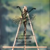 Minimalistisch Line Art Ballerina Tanz Design Acrylschild (Neutral)