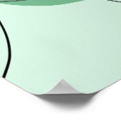 Minimalistisch Line Art Poster (Ecke)