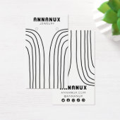 Minimalistisch Lines Cool Earring Juwelier Display (Schreibtisch)