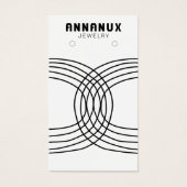 Minimalistisch Lines Cool Earring Juwelier Display (Vorderseite)