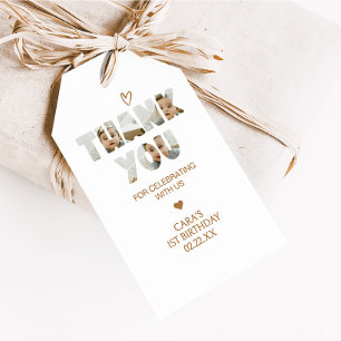 Minimalistisch Little Miss Foto Geburtstags-Liebes Geschenkanhänger