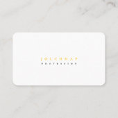 Minimalistisch Luxe Busines Visitenkarte (Rückseite)