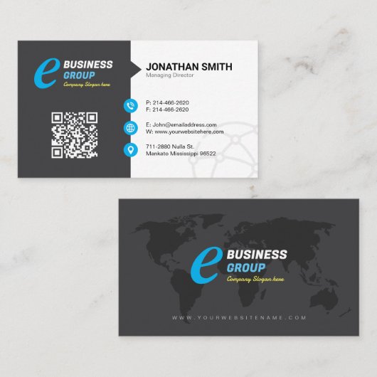 Minimalistisch, Luxus, Beruflich, Visitenkarte (Vorne/Hinten)