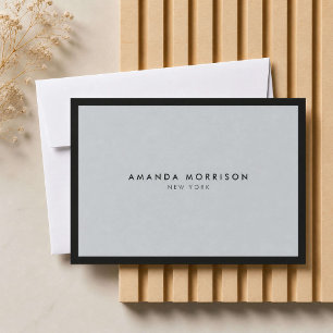 Minimalistisch Luxus Boutique Gray Geschenkgutsche
