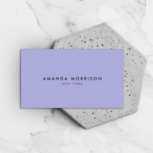 Minimalistisch Luxus Boutique Periwinkle Visitenkarte