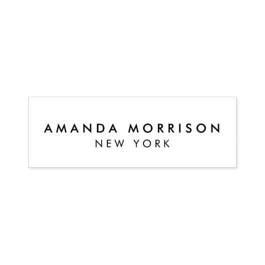 Minimalistisch Luxus-Boutique Permastempel (Design)