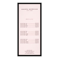 Minimalistisch Luxus Boutique Schwarz/Rosa
