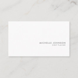 Minimalistisch Luxus Boutique Schwarz/Weiß Visitenkarte