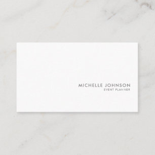 Minimalistisch Luxus-Boutique Schwarz/Weiß Visitenkarte