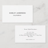 Minimalistisch Luxus-Boutique Visitenkarte (Vorne/Hinten)
