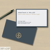 Minimalistisch Luxusbuchhalter Visitenkarte