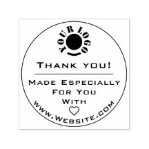 Minimalistisch Made with Liebe Herzlichen Dank Log