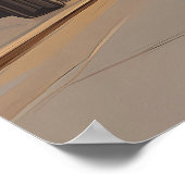 Minimalistisch Madrid Skyline Poster - Spanische K (Ecke)