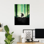 Minimalistisch Manga Demon Slayer Tanjiro Poster (Heimbüro)