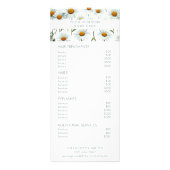Minimalistisch | Menü "Salon Price List Service" (Vorne)