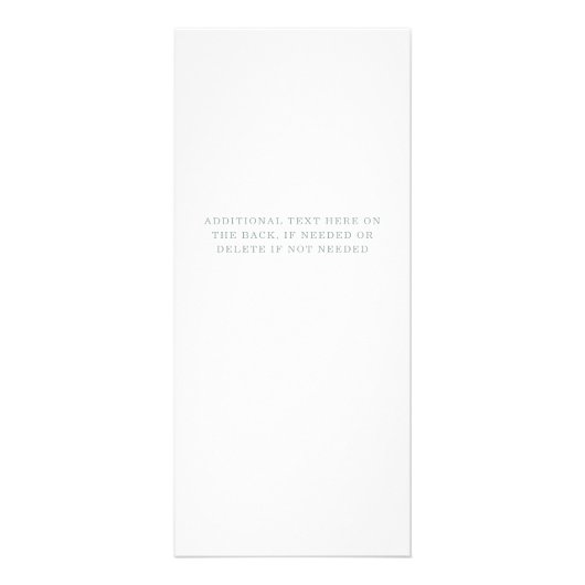 Minimalistisch | Menü "Salon Price List Service" (Hinten)