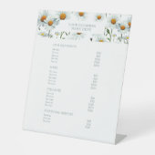Minimalistisch | Menü "Salon Price List Service" Sockelschild (Vorderseite)