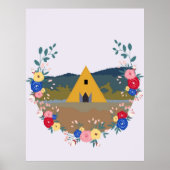 Minimalistisch Midsommar-Art Poster (Vorne)