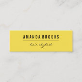 Minimalistisch Mini Visitenkarte (Vorderseite)