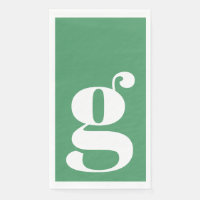 Minimalistisch Mit Monogramm Initial Bold Kelly Gr