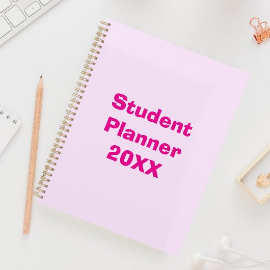 Minimalistisch Mit Monogramm wöchentlich und monat Planer