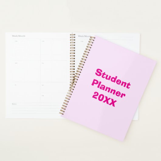 Minimalistisch Mit Monogramm wöchentlich und monat Planer (Anzeige)