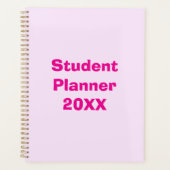 Minimalistisch Mit Monogramm wöchentlich und monat Planer (Vorderseite)