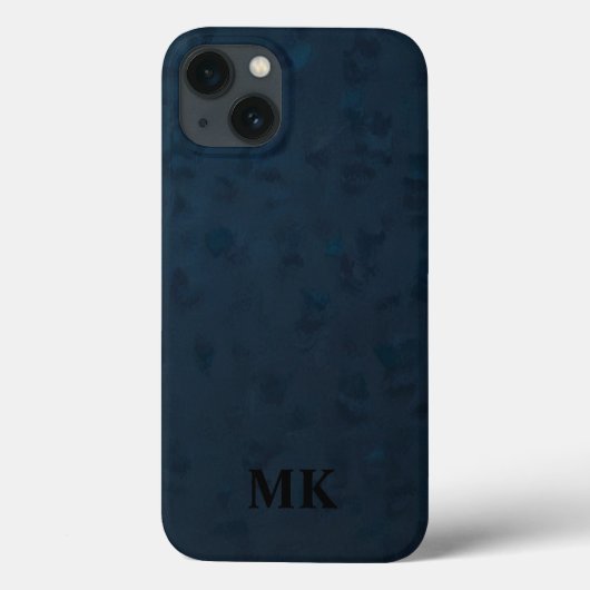 Minimalistisch-Modern-Anfangsmonogramm Case-Mate iPhone Hülle (Rückseite)