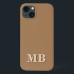 Minimalistisch-Modern-Anfangsmonogramm Case-Mate iPhone Hülle<br><div class="desc">Minimalistisches,  modernes Monogram Phone Case. Erstellen Sie Ihren eigenen personalisierten iPhone Case mit individuellem Anfangsnamen.</div>