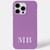 Minimalistisch-Modern-Anfangsmonogramm Case-Mate iPhone Hülle (Rückseite)