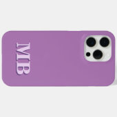 Minimalistisch-Modern-Anfangsmonogramm Case-Mate iPhone Hülle (Rückseite (Horizontal))