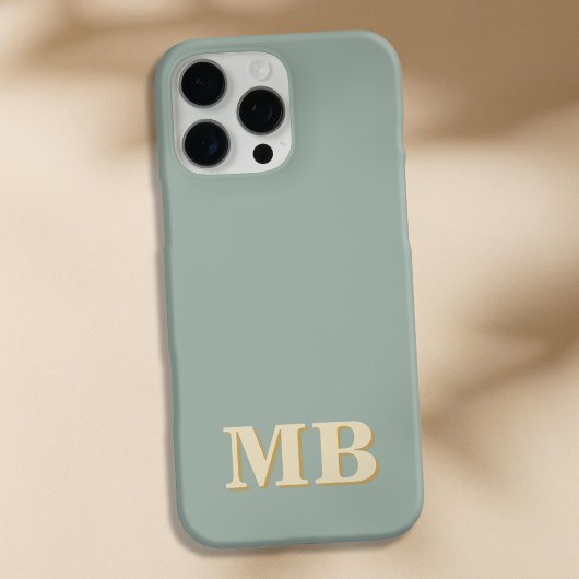Minimalistisch-Modern-Anfangsmonogramm Case-Mate iPhone Hülle