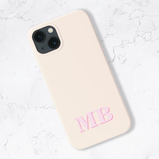 Minimalistisch-Modern-Anfangsmonogramm Case-Mate iPhone Hülle