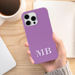 Minimalistisch-Modern-Anfangsmonogramm Case-Mate iPhone Hülle<br><div class="desc">Minimalistisches,  modernes Monogram Phone Case. Erstellen Sie Ihren eigenen personalisierten iPhone Case mit individuellem Anfangsnamen.</div>
