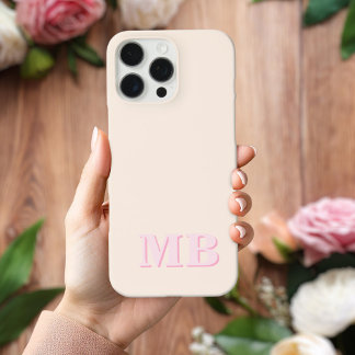 Minimalistisch-Modern-Anfangsmonogramm Case-Mate iPhone Hülle