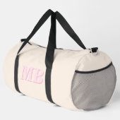 Minimalistisch-Modern-Anfangsmonogramm Duffle Bag (Rechte Ecke)
