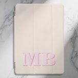 Minimalistisch-Modern-Anfangsmonogramm iPad Pro Cover<br><div class="desc">Minimalistisch Modern Initial Monogram iPad Gehäuse. Erstellen Sie Ihren eigenen personalisierten iPad Case mit einem benutzerdefinierten Initialnamen.</div>